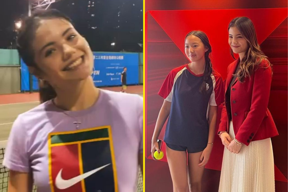 Raducanu is in Hong Kong and juggling her on and off court commitments