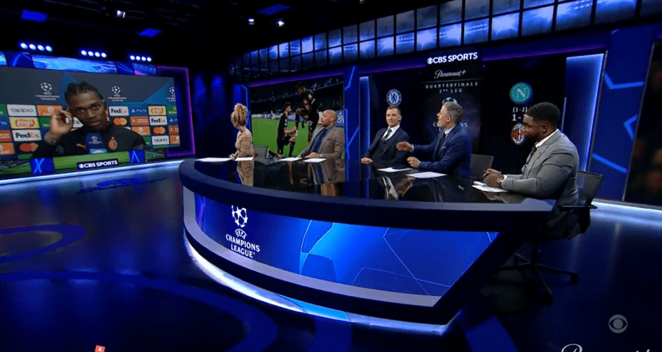 Carragher tried to ask Leao a question last season but it didn't go to plan