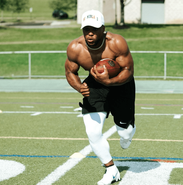 The rusher is a phenomenal athlete and takes his body seriously