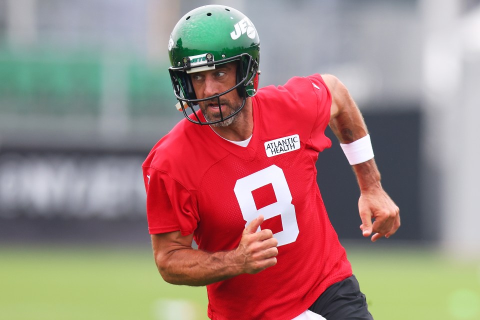 Rodgers made his unlikely return to Jets training this week, just three months after rupturing his Achilles