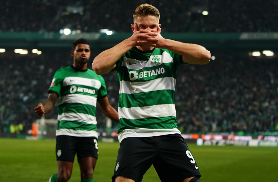 The striker has scored 85 goals in 92 matches for the Portuguese side