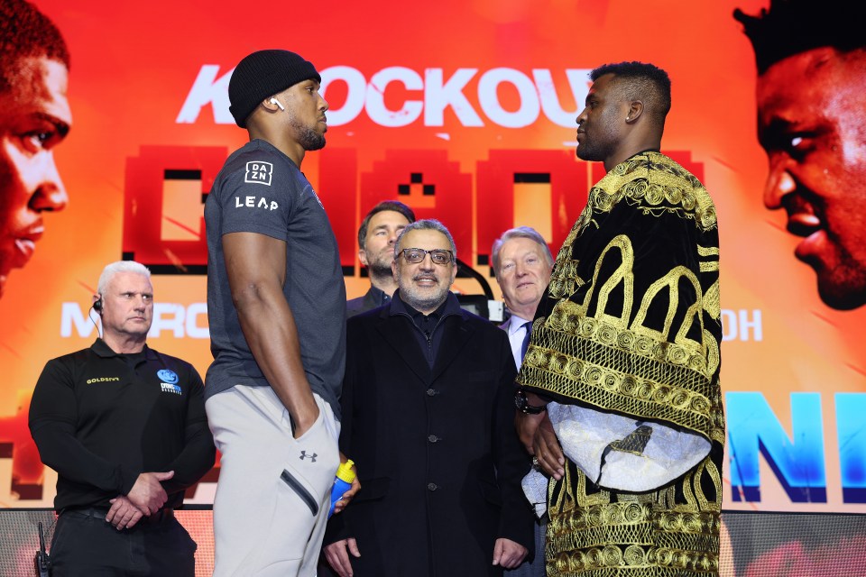 AJ vs Ngannou is set for March 8