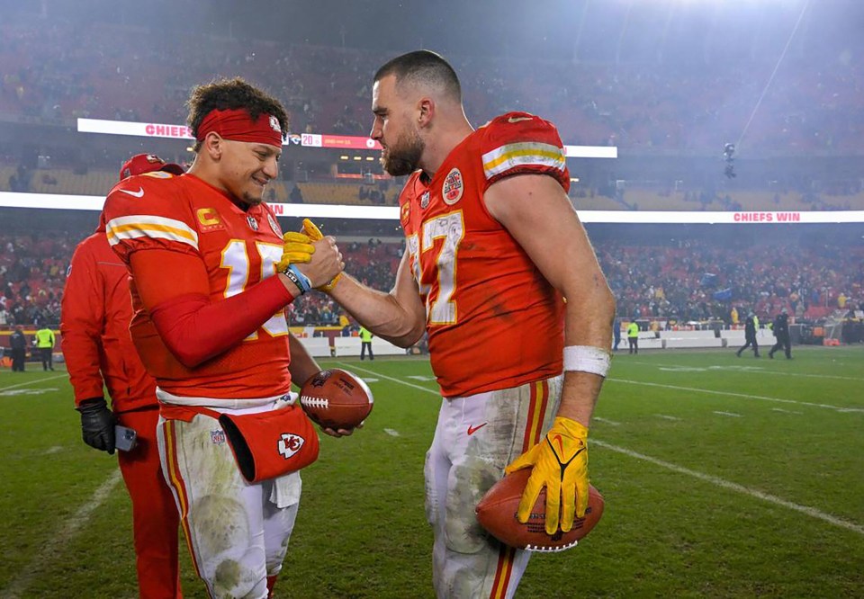 Mahomes and Kelce will be wearing red, just like they did the last time they faced the 49ers in a Super Bowl