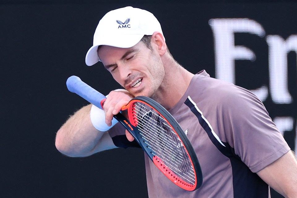 Murray's time at the Australian Open in 2024 is brief
