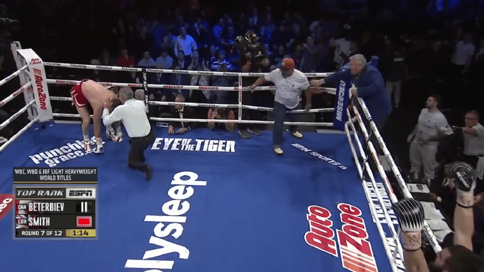 McGirt entered the ring to end the fight himself