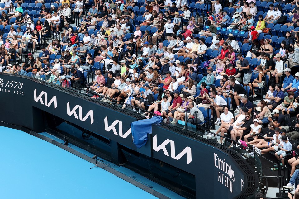 A new rule change at the Australian Open affects crowds