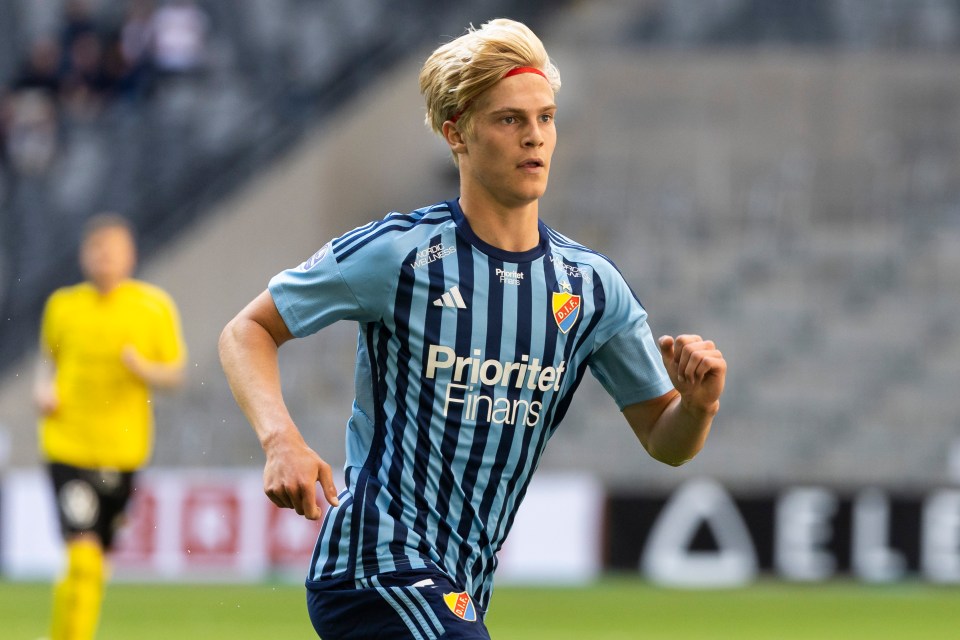 Bergvall became one of the hottest young talents in Europe at Djurgarden
