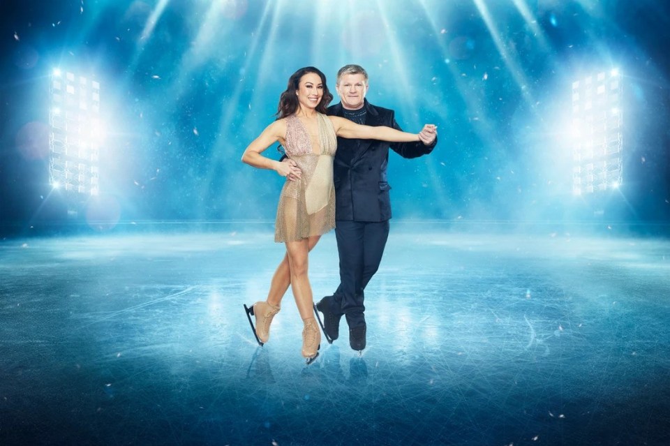Hatton is partnered with pro Robin Johnstone and will make his Dancing On Ice debut on Sunday night on ITV