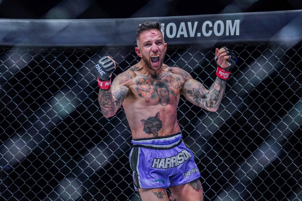 Harrison is one of the most feared fighters in the world of kickboxing