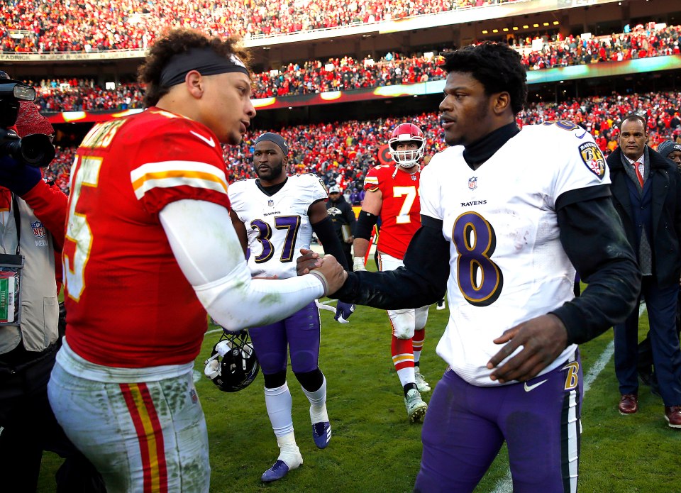 Patrick Mahomes and Jackson will meet for a trip to Super Bowl LVIII in Las Vegas