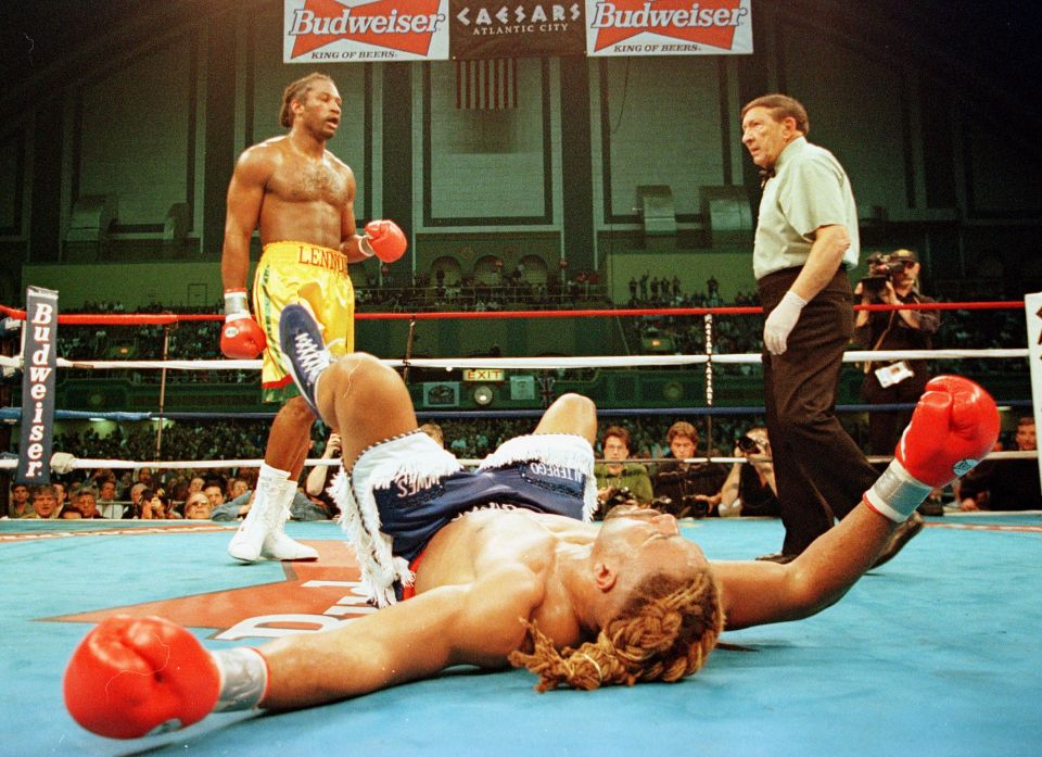 But Briggs was eventually knocked out by Lewis in the fifth round