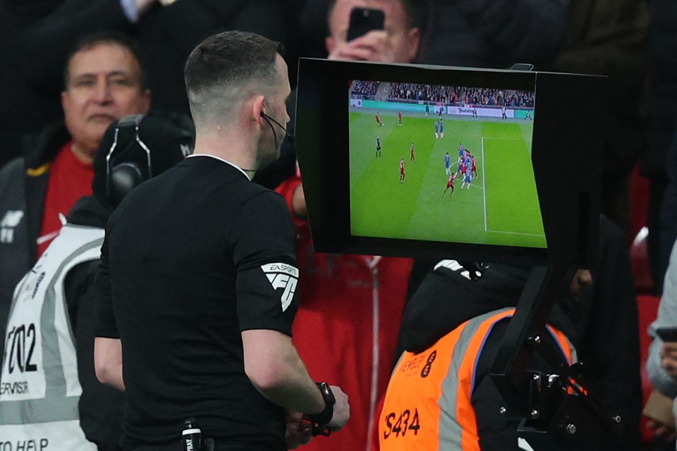 Refs will be shown monitor footage at full speed apart from establishing the point of contact
