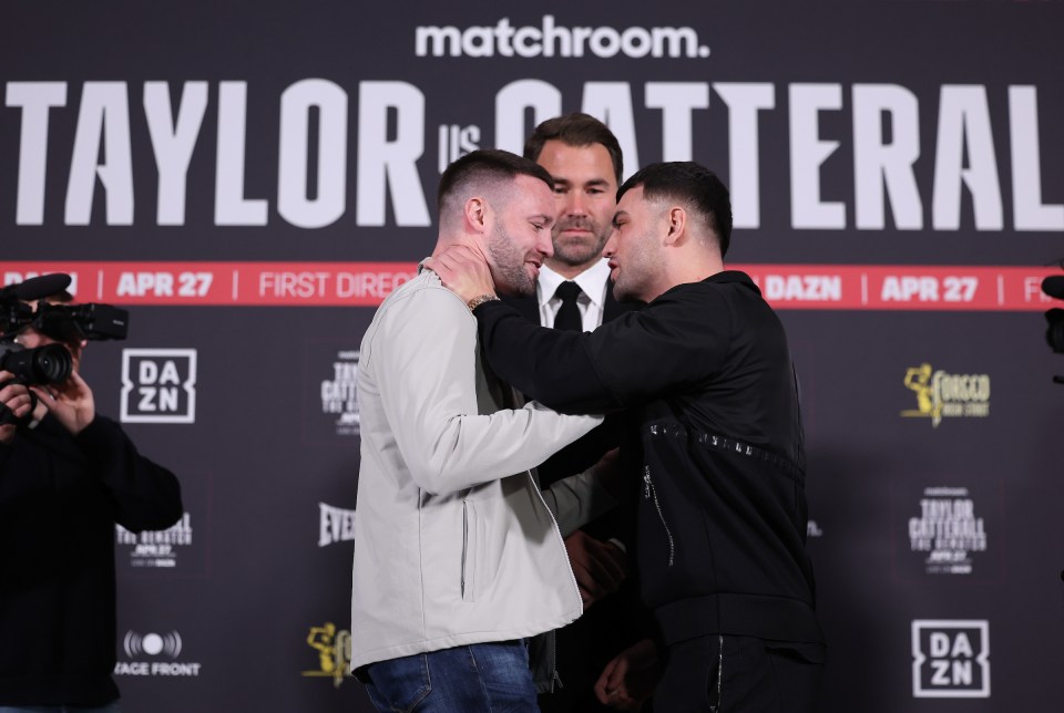 The duo came to blows at the first press conference and had to be separated