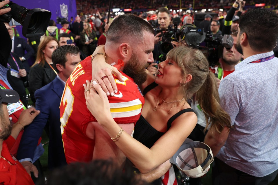 Kelce is now a three-time Super Bowl winner and one of the sport's GOATS