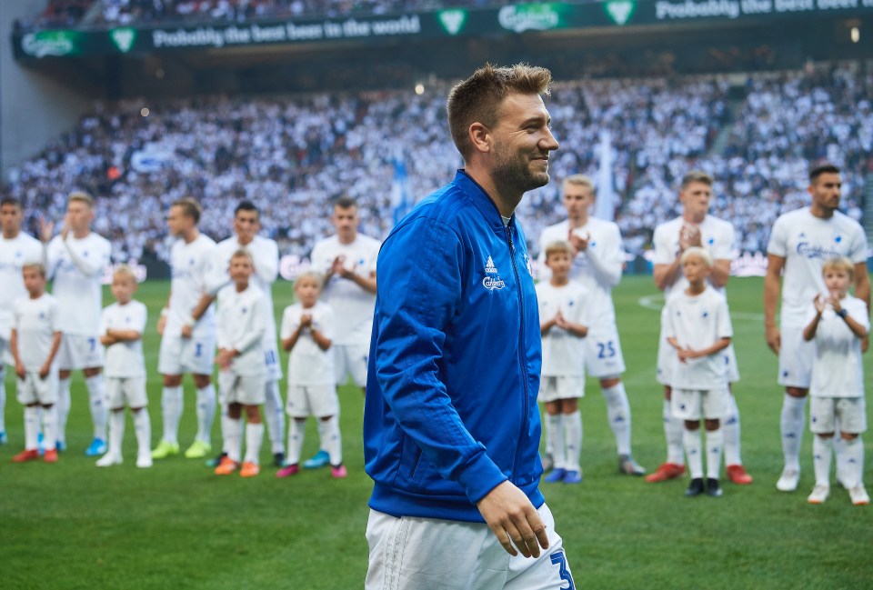 Bendtner was a huge fit amongst fans when he signed for FC Copenhagen