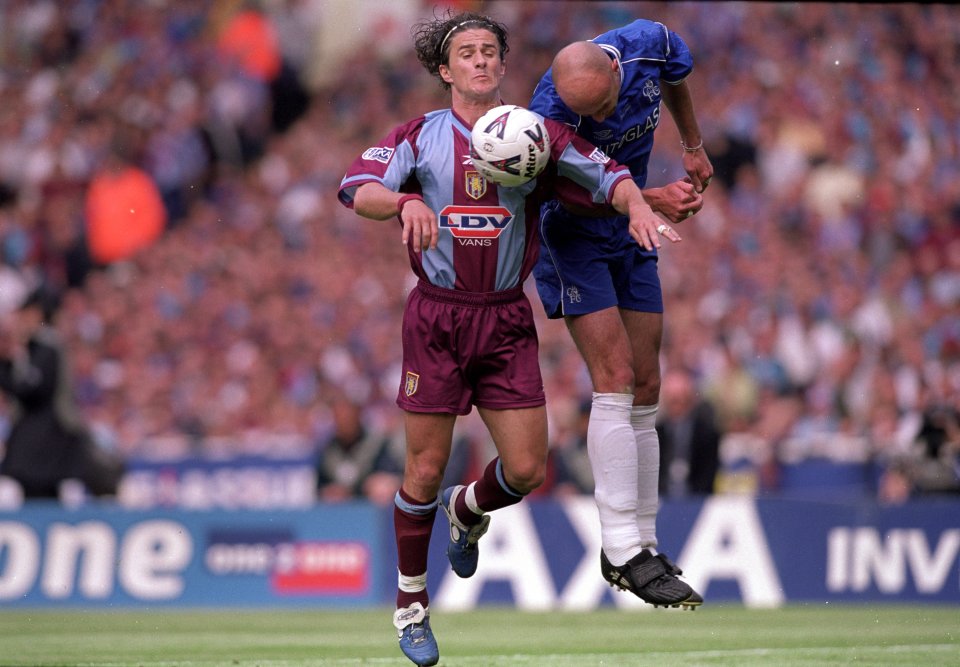 Carbone was an FA Cup runner-up with Aston Villa in 2000