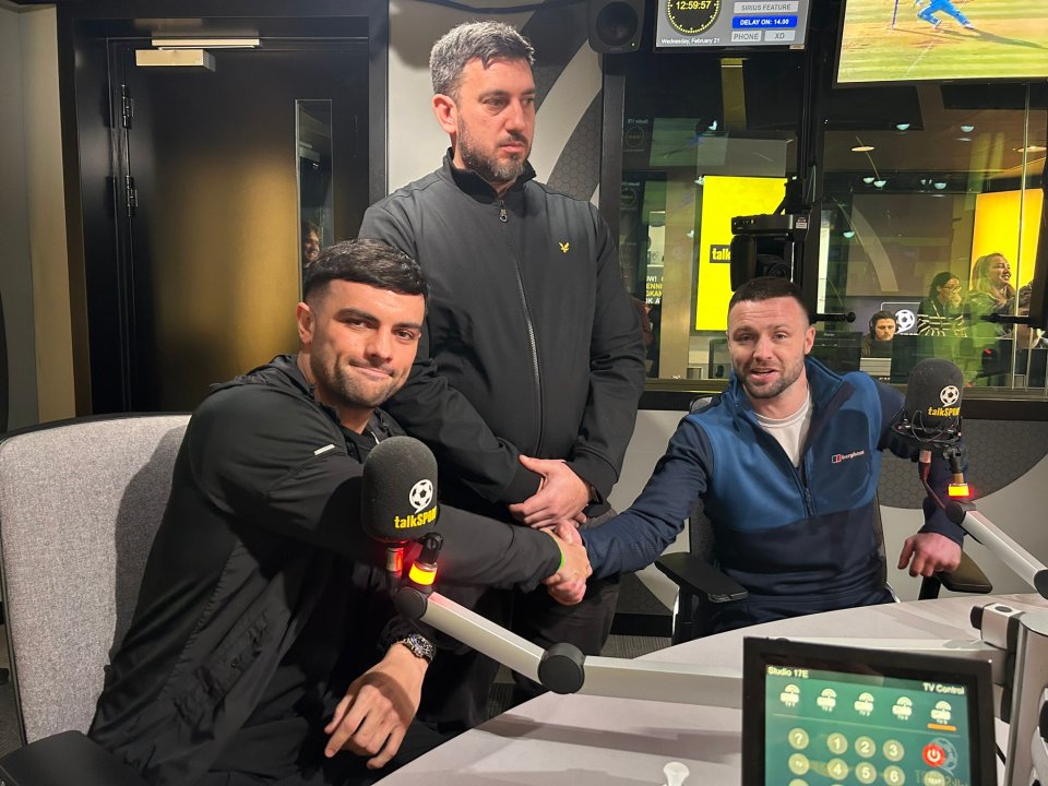 The talkSPORT interview ended with a surprising handshake