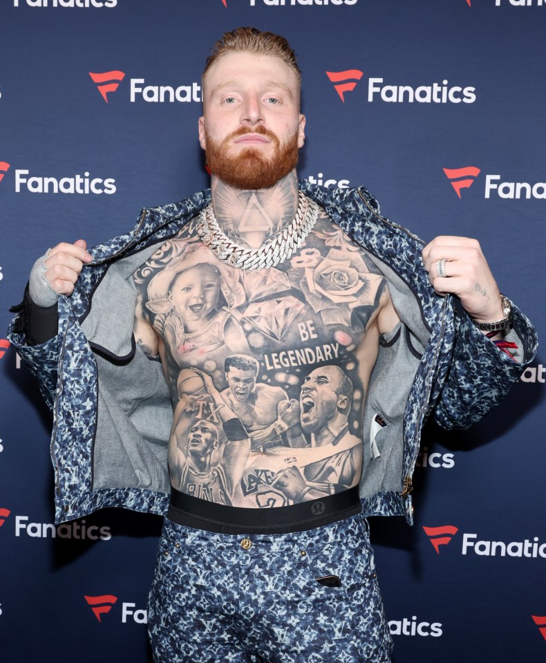 LAS VEGAS, NEVADA - FEBRUARY 10: Maxx Crosby attends Michael RubinÂ’s 2024 Fanatics Super Bowl Party at the Marquee Nightclub at The Cosmopolitan of Las Vegas on February 10, 2024 in Las Vegas, Nevada. (Photo by Cindy Ord/Getty Images for Fanatics)