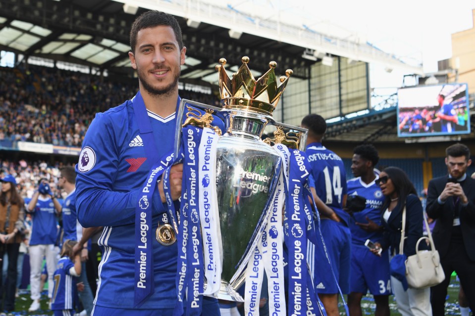 Hazard earned legendary status at Chelsea having won a number of major honours