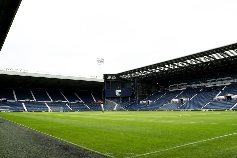 West Brom has a capacity of just below 27,000