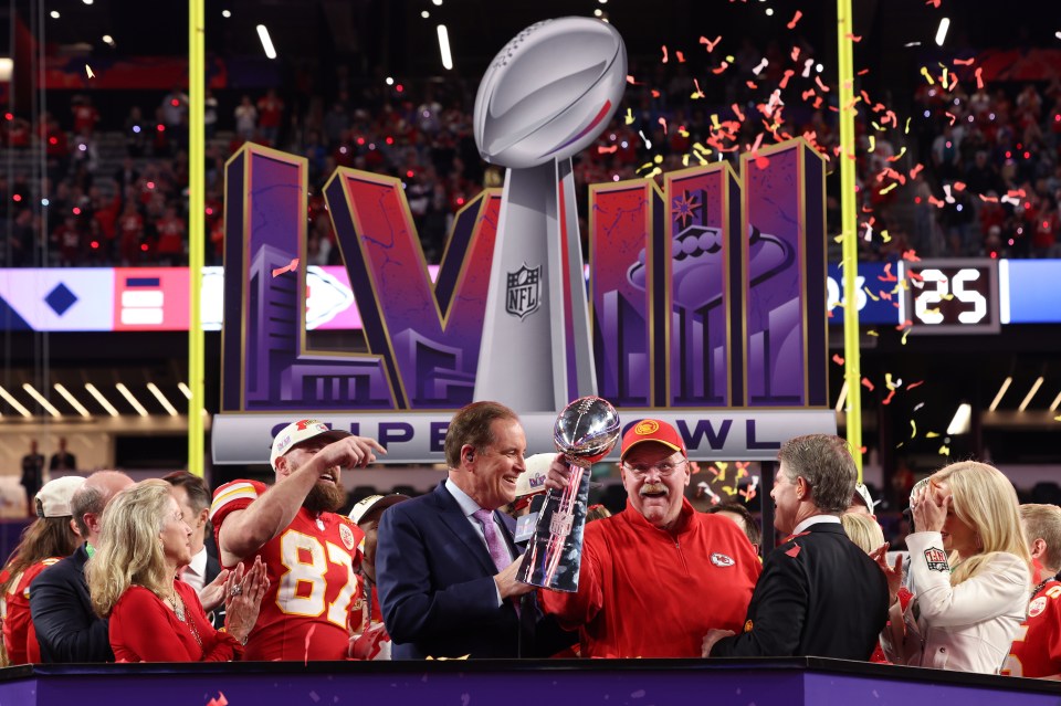 Reid and the Chiefs are chasing three consecutive Super Bowl wins