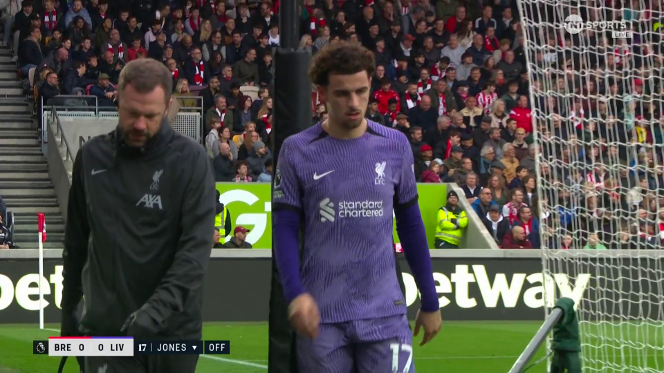 Jones was forced off in a big blow for Liverpool and Klopp