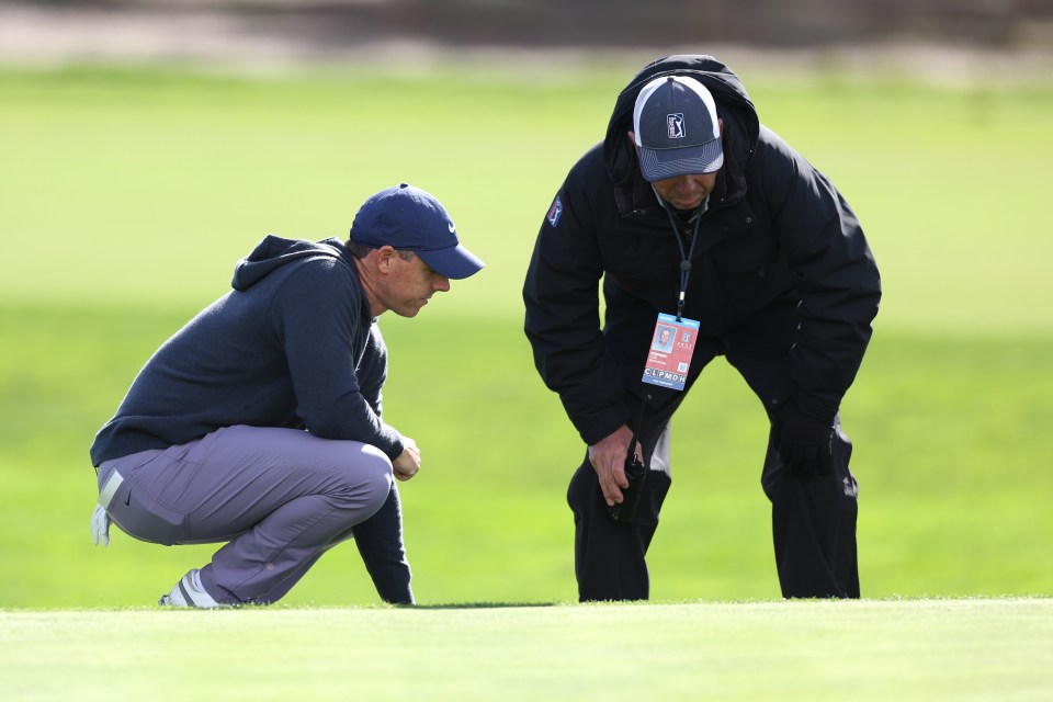 McIlroy's chances of victory were damaged by an altercation with the rules