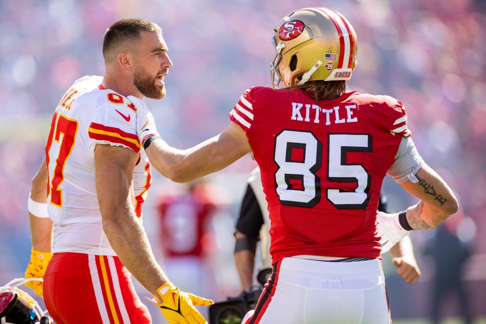 Travis Kelce and George Kittle have a friendship based upon mutual respect