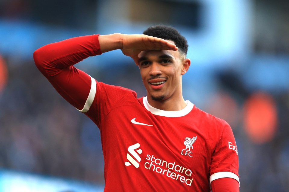 Alexander-Arnold is yet to sign a new deal at Liverpool beyond 2025