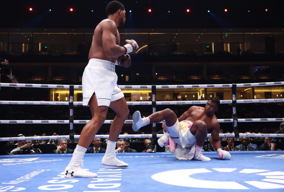 Joshua blasted out Ngannou to earn his latest world title shot