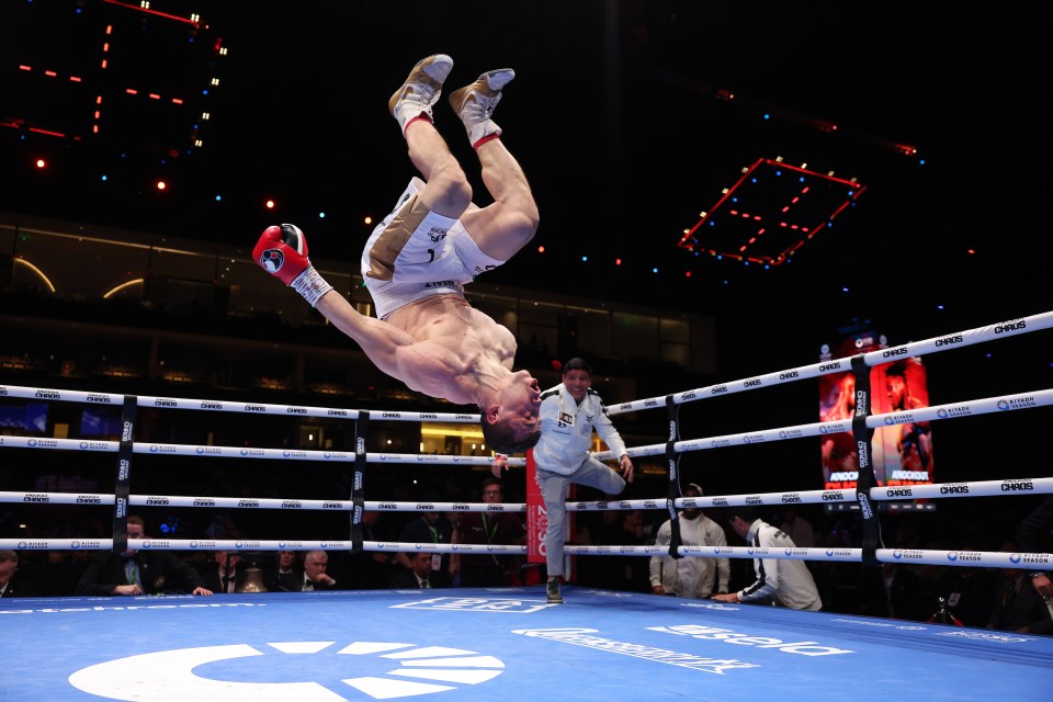Madrimov decided to mark his win with an incredible celebration