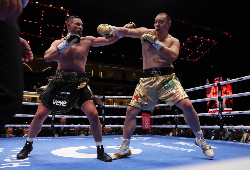 Zhang and Parker met in a heavyweight thriller