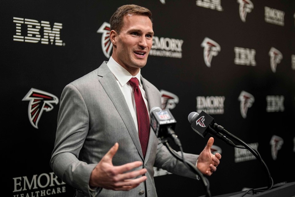 Cousins is now a member of the Falcons
