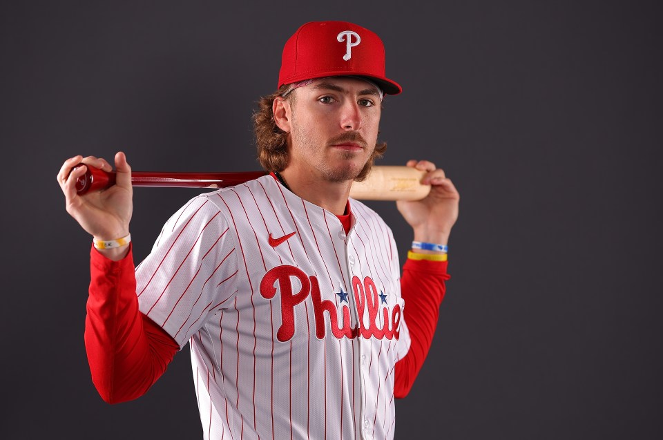 Phillies' second baseman Stott is heading back to London this summer... and will hoping to avoid any further run-ins with our pub bouncers