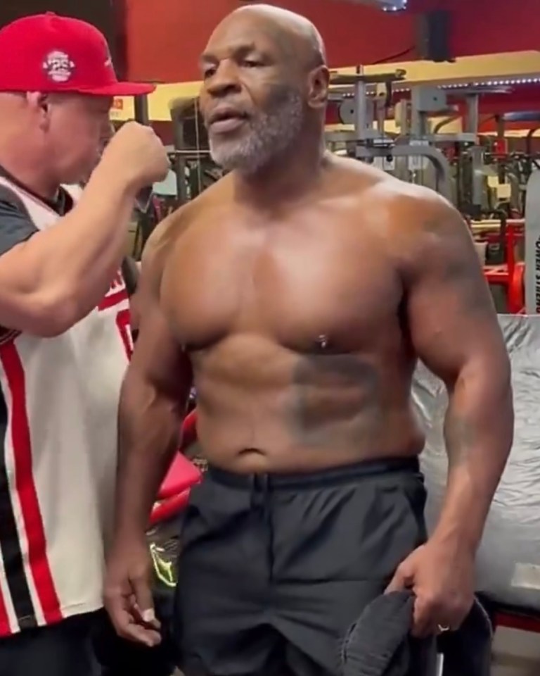 But he appears to be in great shape in recent training footage