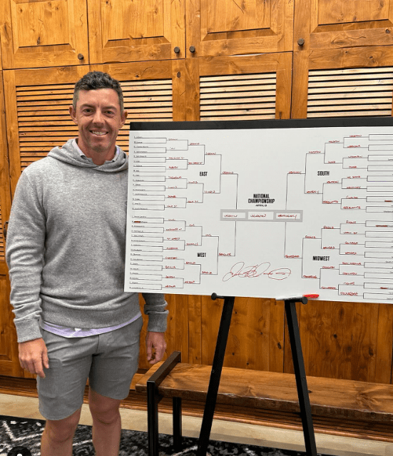 McIlroy proudly picked No. 3 Kentucky to reach the NCAA Championship game against defending champ Connecticut