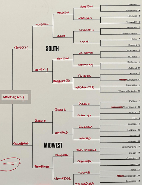 Closer inspection shows that McIIroy had Kentucky winning game after game in March Madness