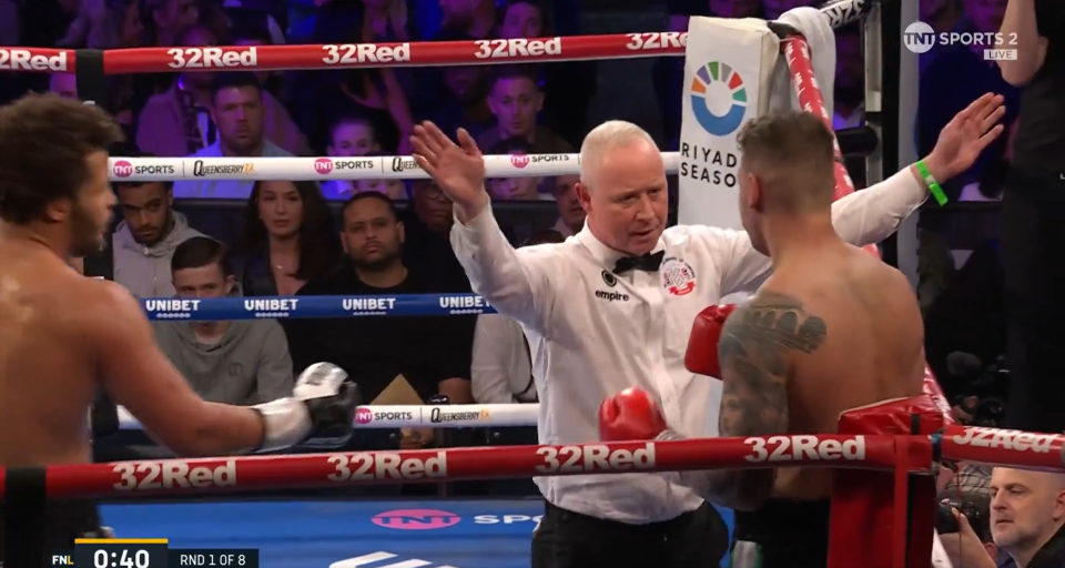Itauma proved to be too much and the fight was waved off