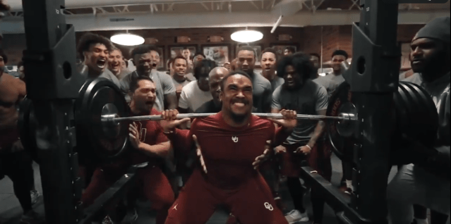 QB Hurts was an exceptional power-lifter back in the day