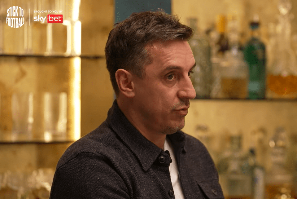 Neville recoiled as he described Hoddle's conversation with Fergie