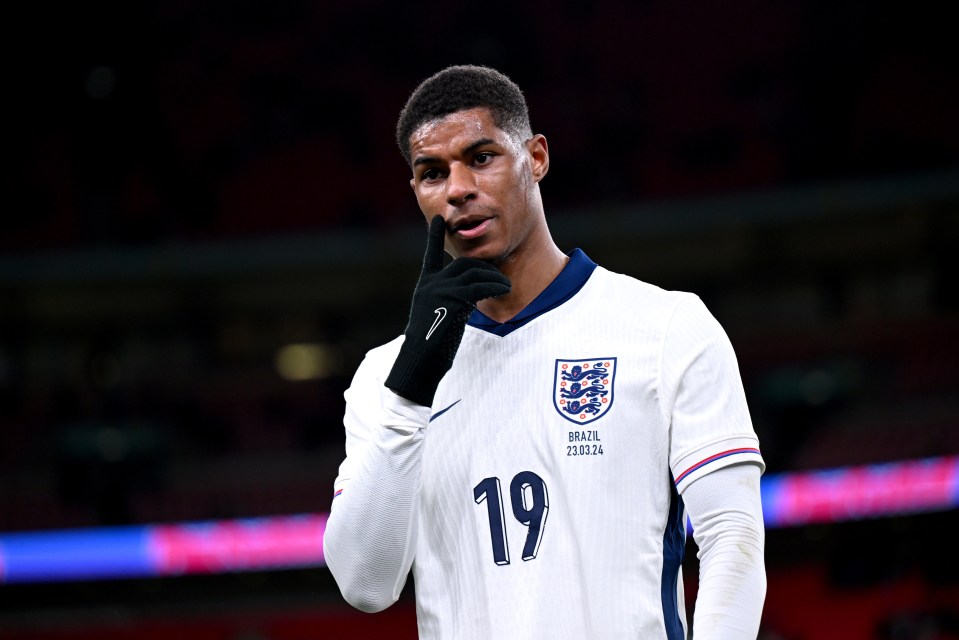 Rashford was one of the most notable omissions from the England squad