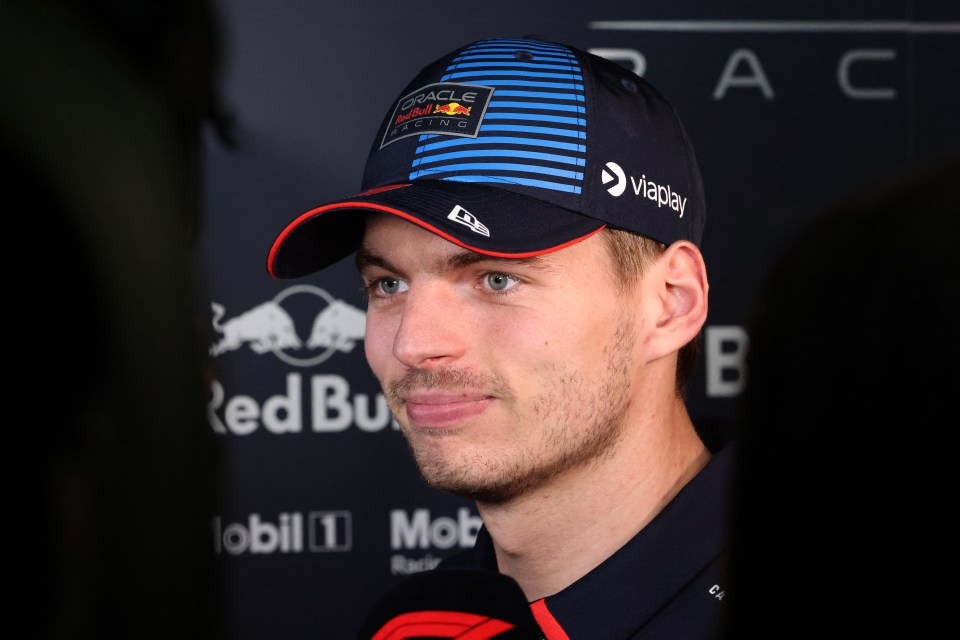 Verstappen had an awkward day in front of the cameras