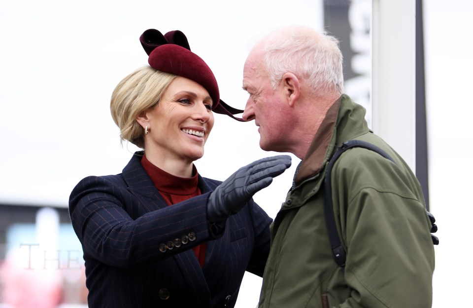 Members of the Royal Family were present to greet Mullins, including Zara Tindall