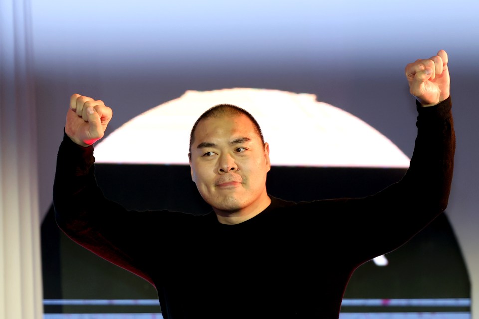Zhang boasts some serious power