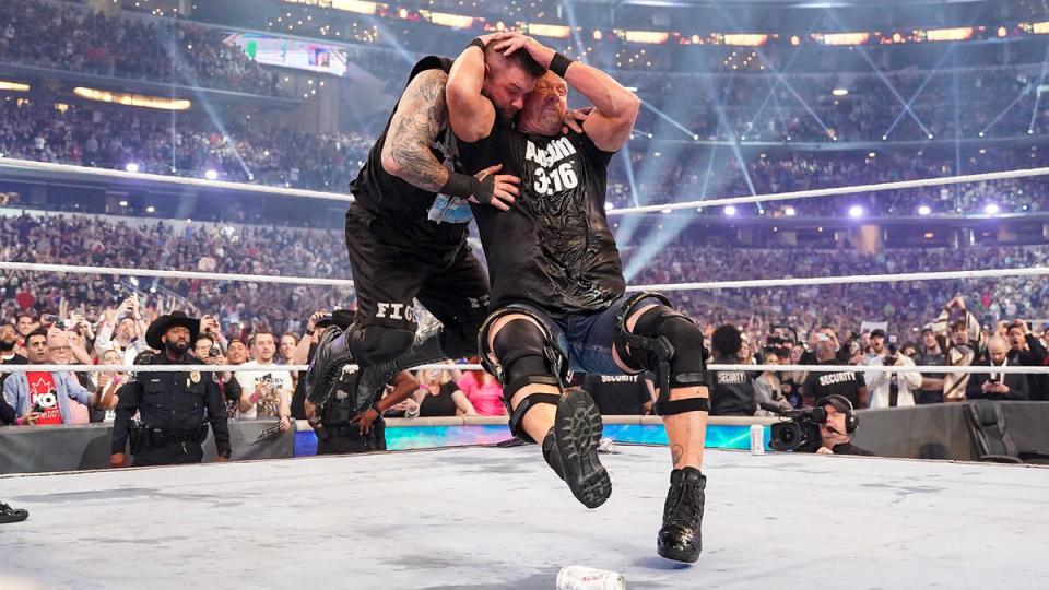 With Stone Cold dish out more stunners' at this weekend's WrestleMania XL?