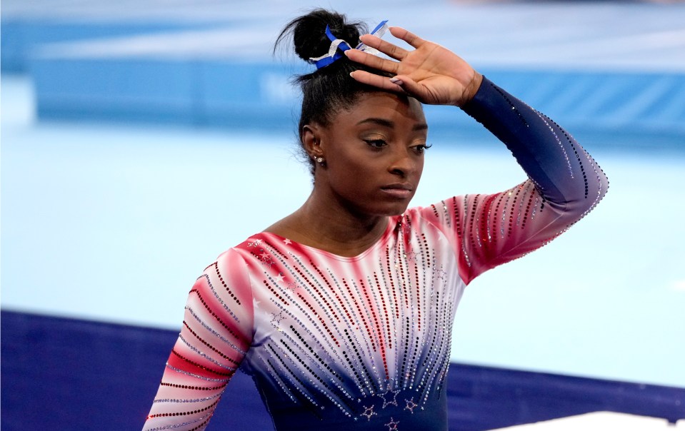 Biles struggled with the 'twisties' at Tokyo 2020