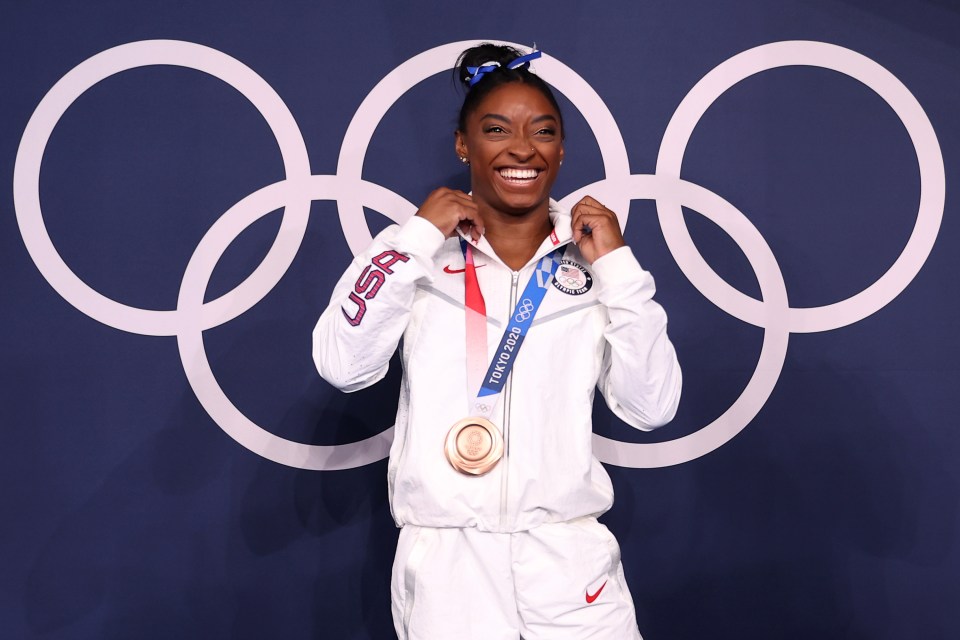 But she managed to overcome her mental block to claim a bronze medal