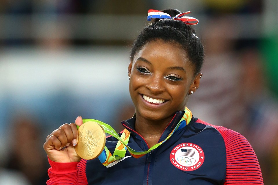 Biles became a household name as one of the breakout stars at the Rio 2016 Olympics