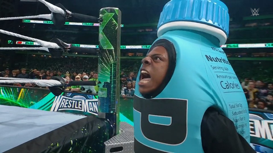 ISHOWSPEED involved himself in the United States Championship triple-threat match at WrestleMania, and didn't escape without punishment