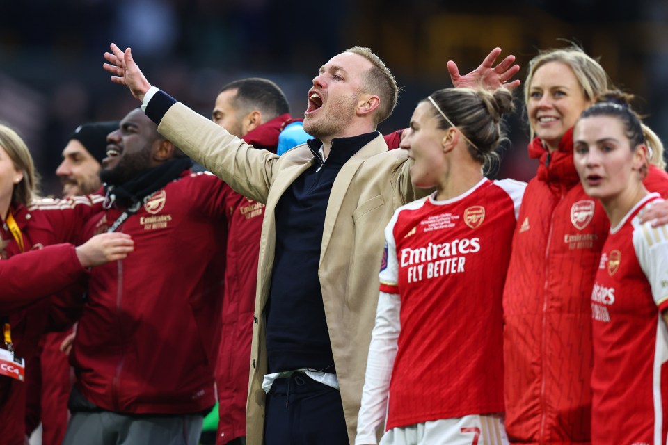 Eidevall's Arsenal lifted the Conti Cup for the second consecutive year, denying Chelsea along the way